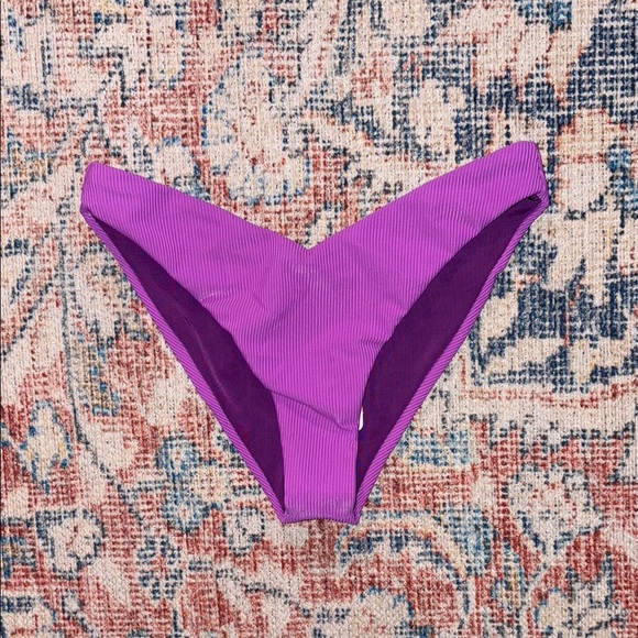Beach Riot Vanessa Bikini Bottoms in Vivid Violet SZ XS NWT - Picture 4 of 6